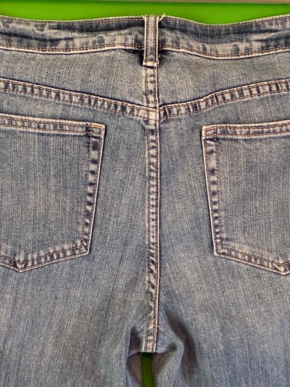 Jennifer Lopez Sz 8 Womens Distressed Boyfriend Embellished Denim JLO Jeans - Picture 4 of 11